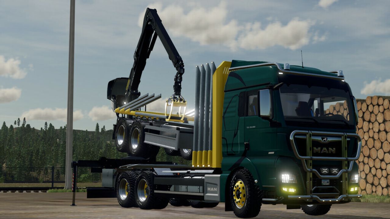 MAN TGX spécial forêt