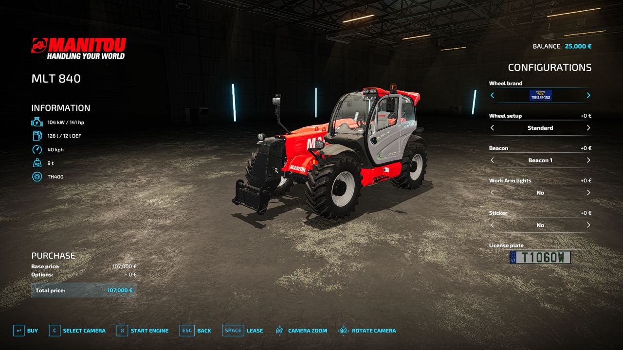 Manitou MLT 840