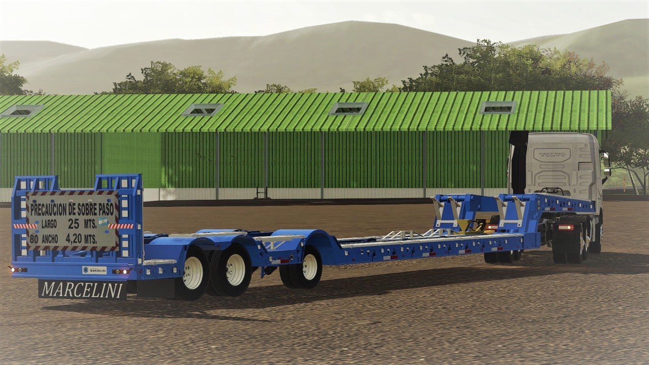 Marcelini FS22 transporter trailer