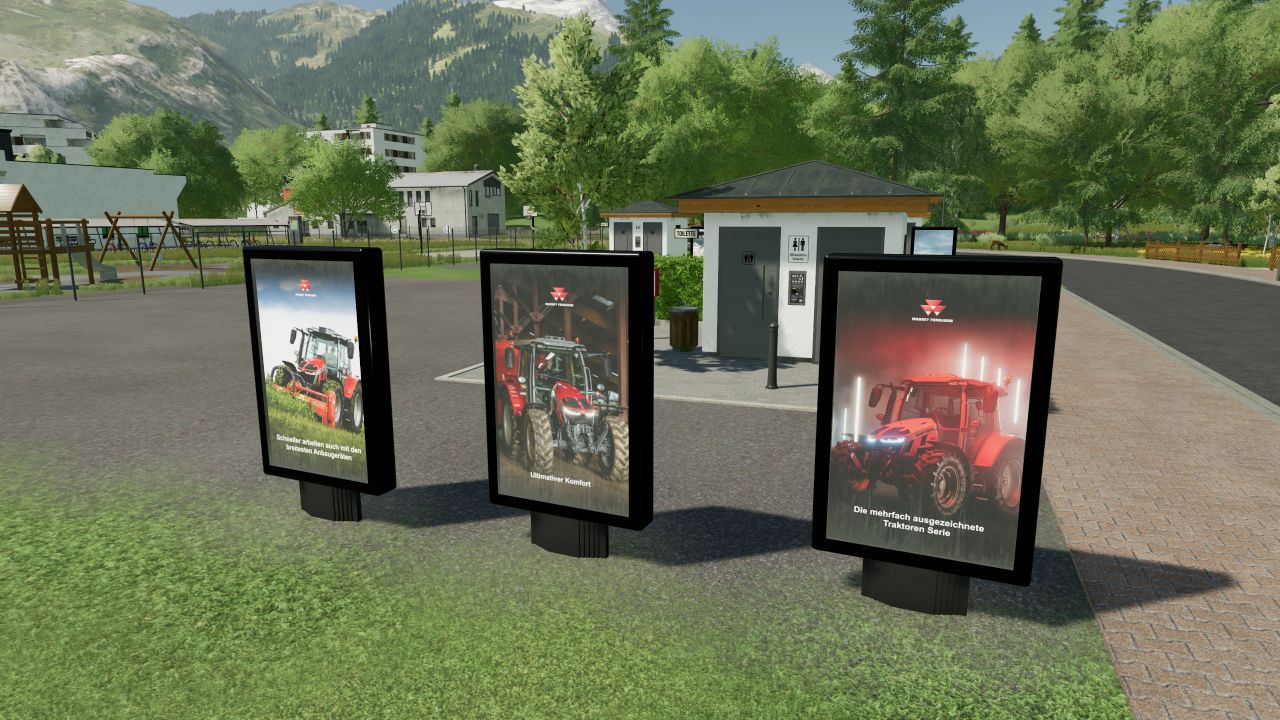 Massey Ferguson 23 advertising signs