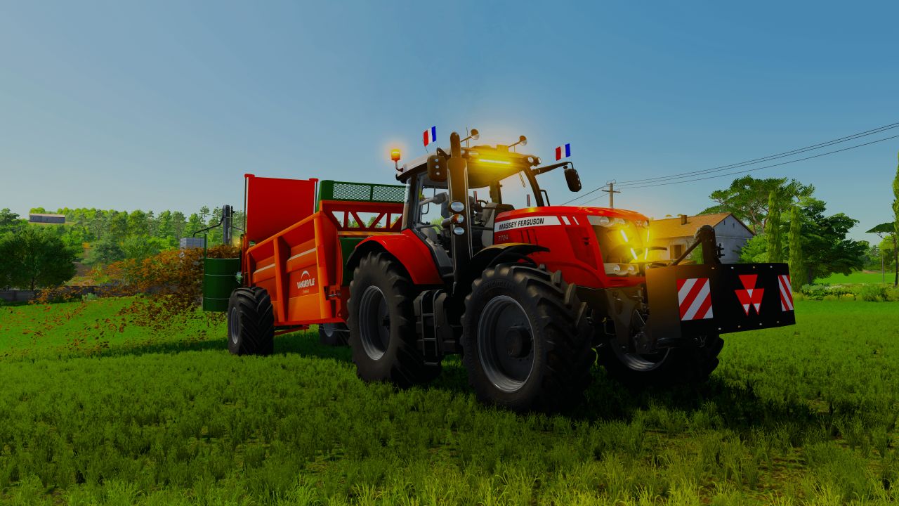 Massey Ferguson 7724 + Bumper IRL