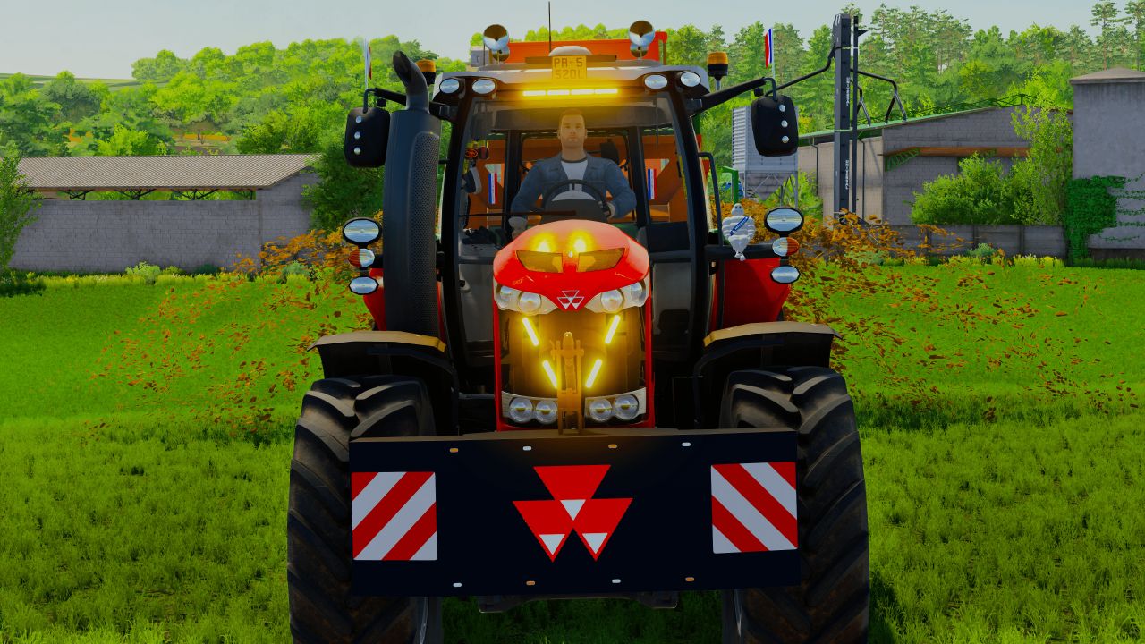 Massey Ferguson 7724 + Bumper IRL