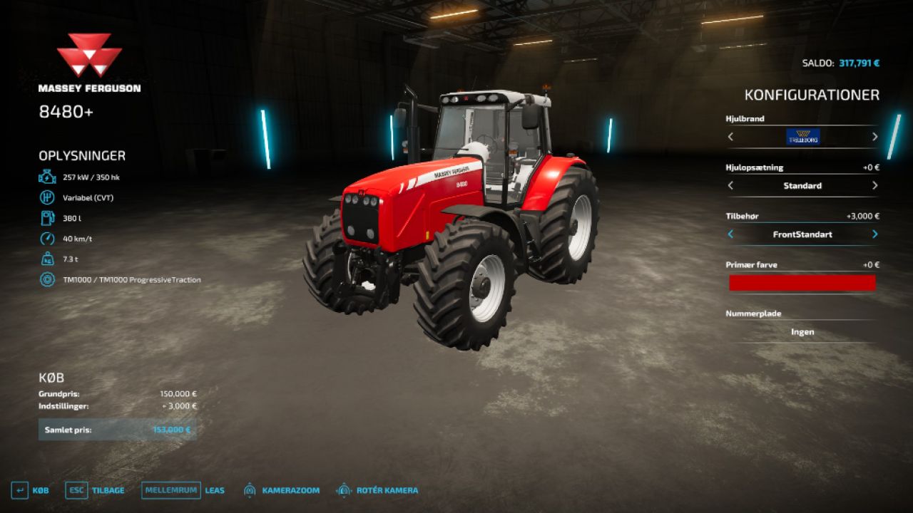Massey Ferguson 8480+