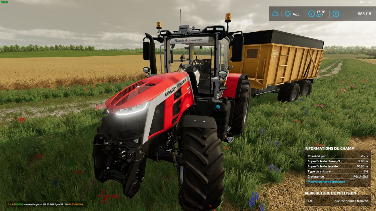 Massey Ferguson 8s FS22 - KingMods