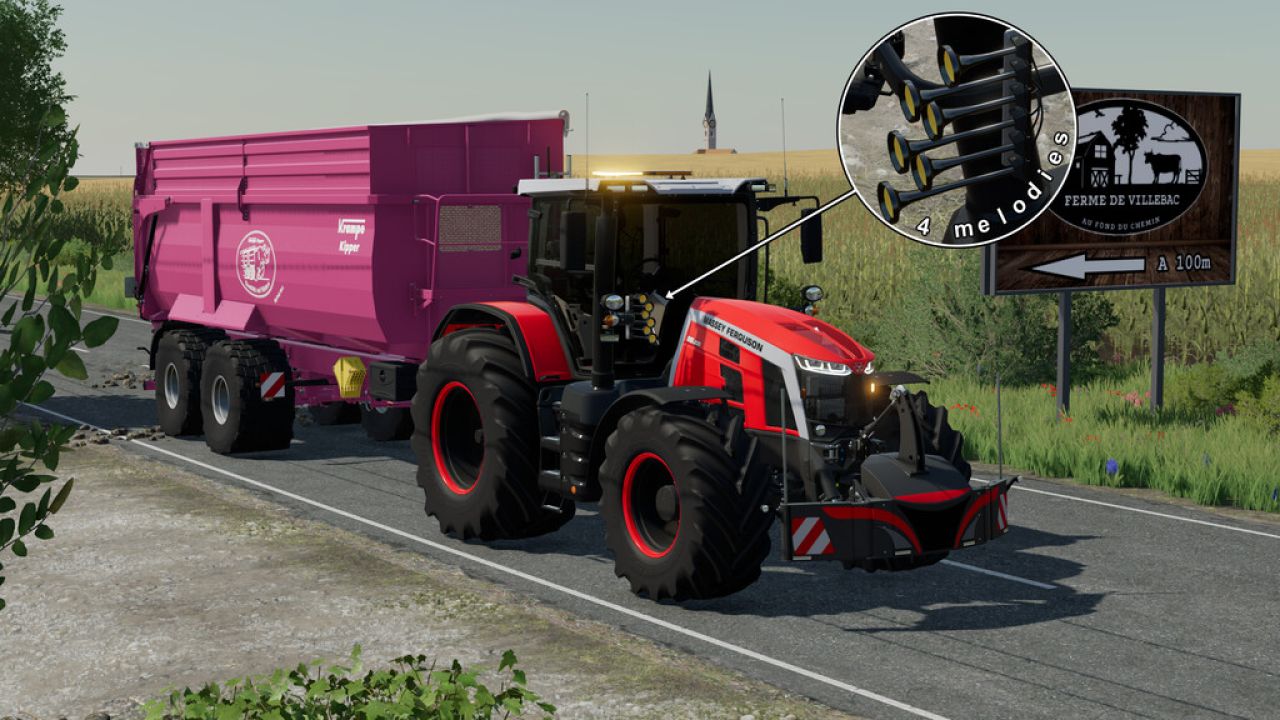 Massey Ferguson - Quatre tracteurs en finition Next Edition