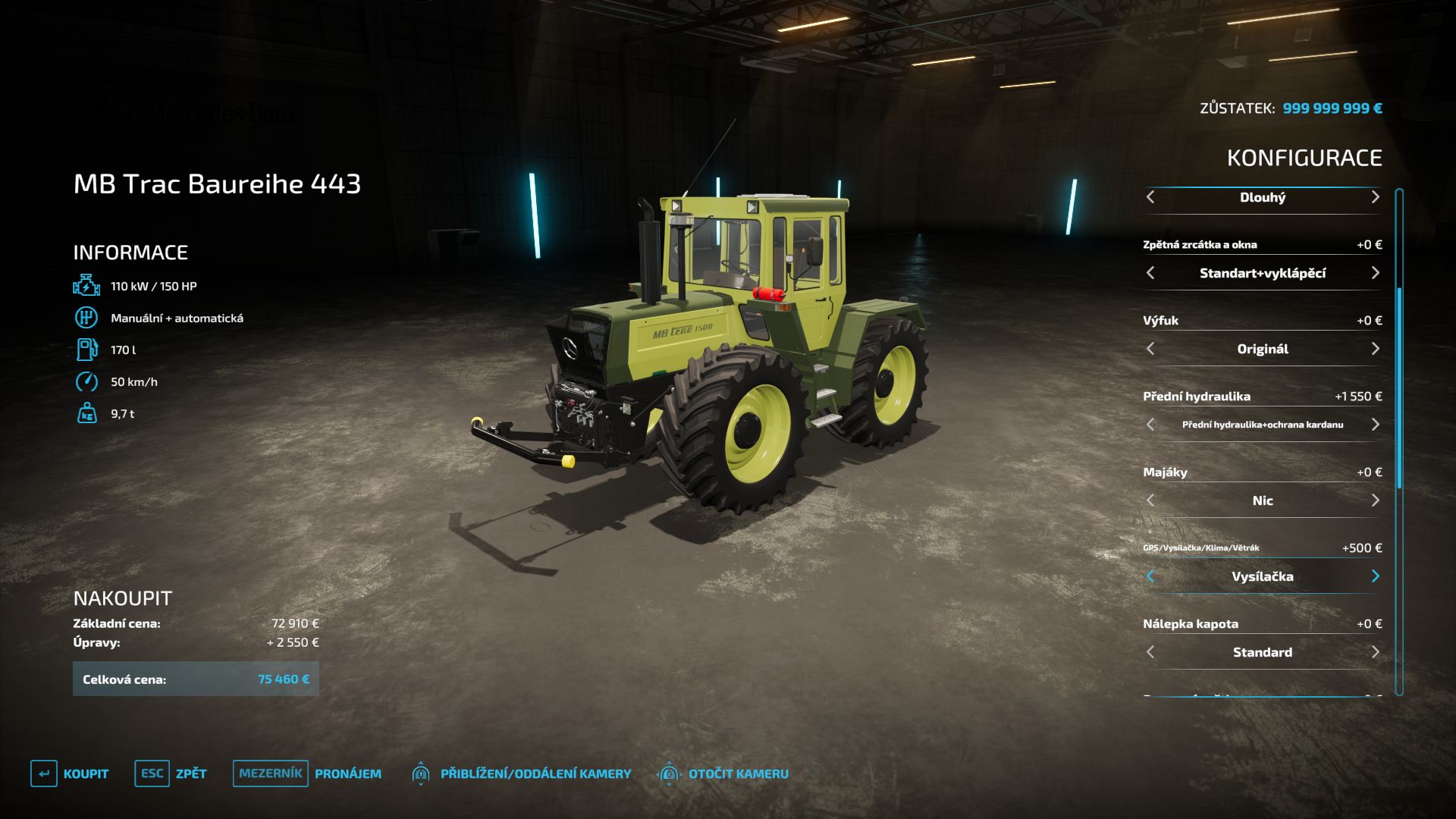 MB Trac 443