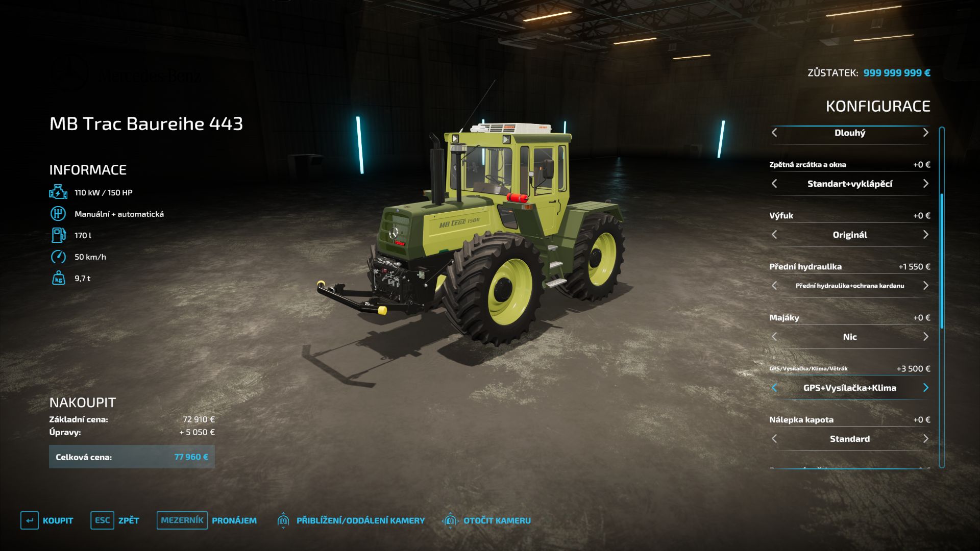 MB Trac 443