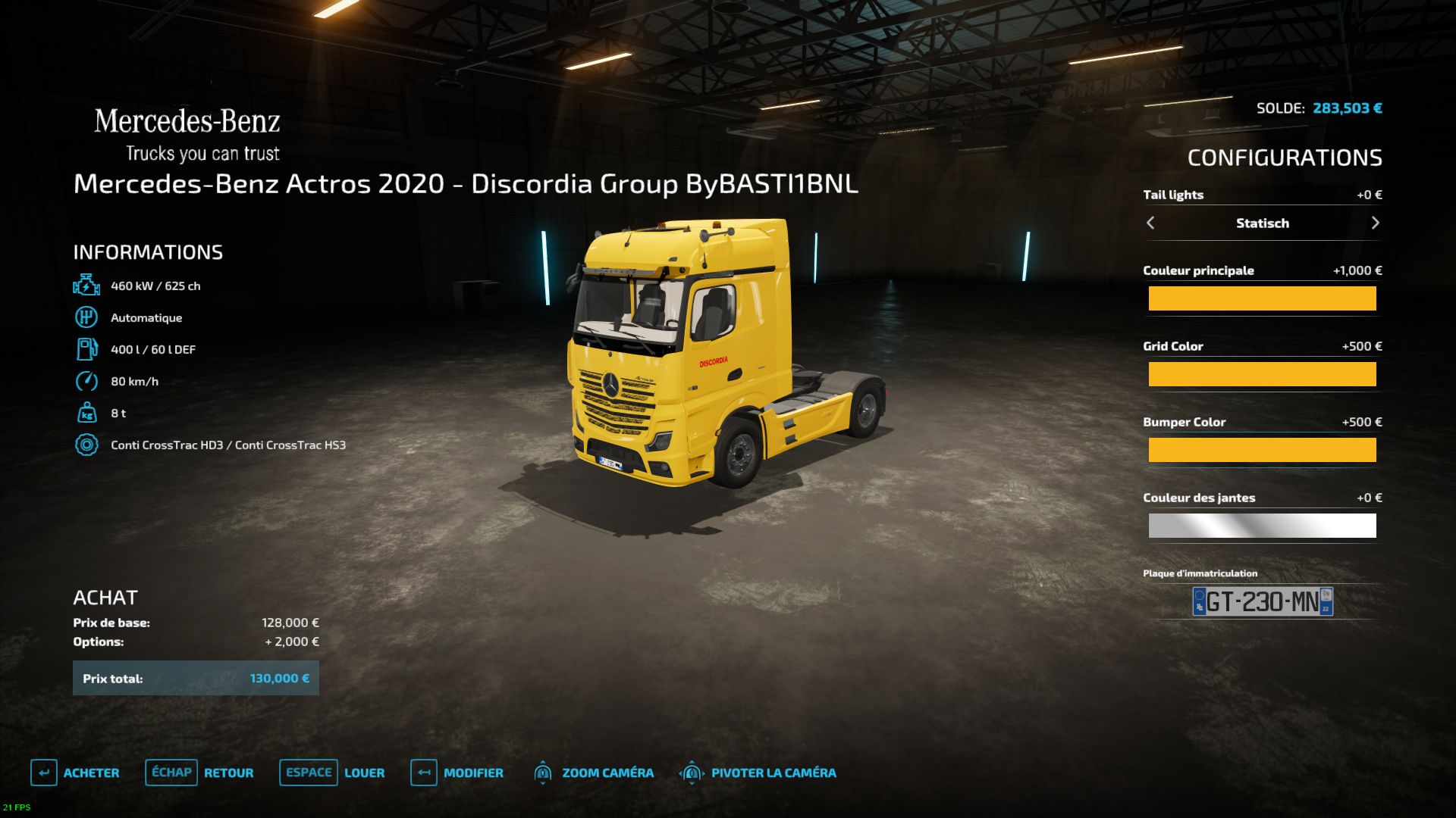 Mercedes Actros 2022 - Discordia Group.