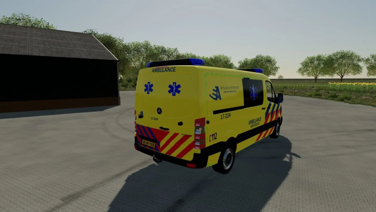 Mercedes Benz Sprinter 2014 RTW Ambulancia Ámsterdam