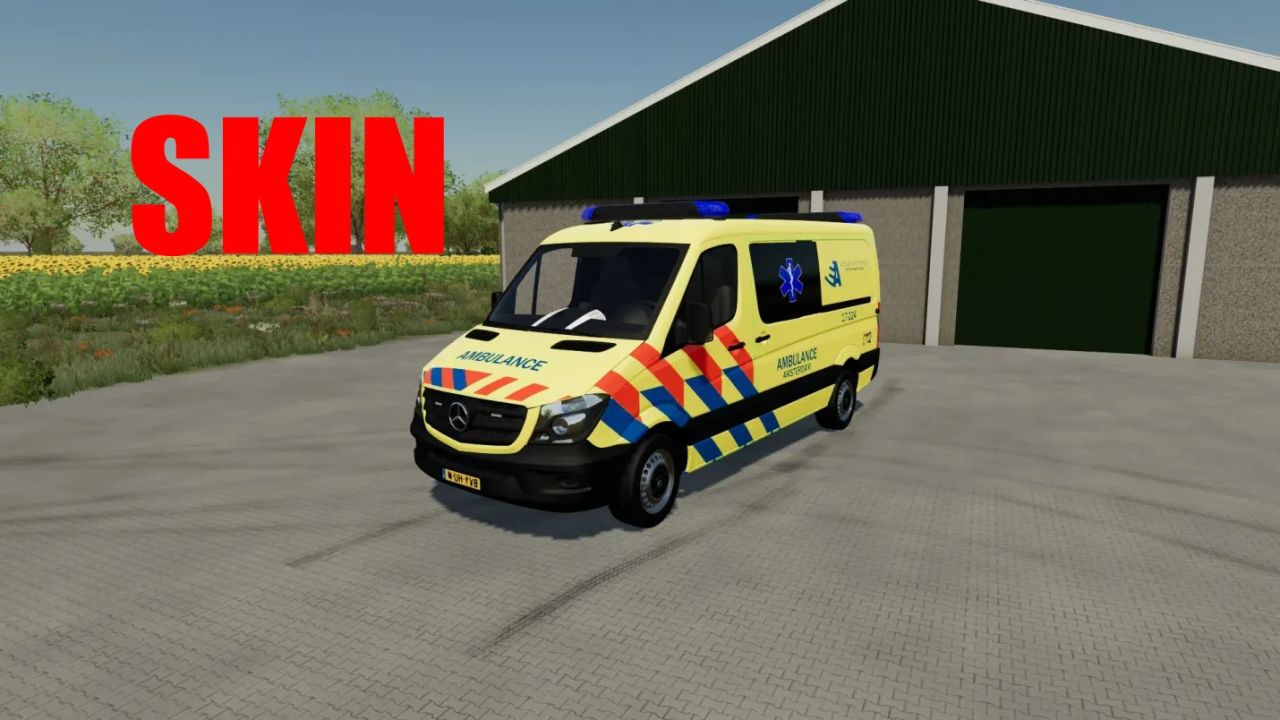 Mercedes Benz Sprinter 2014 RTW Ambulancia Ámsterdam