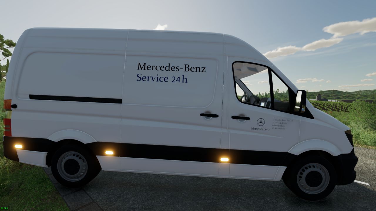 Mercedes Benz Sprinter – całodobowa pomoc drogowa