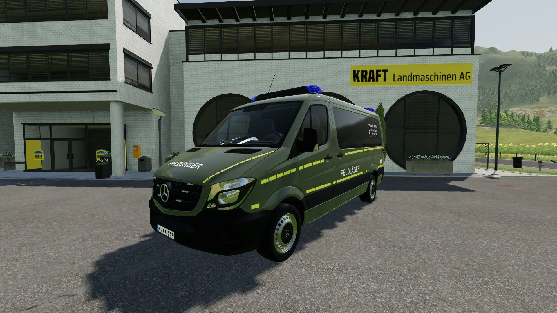 Mercedes Benz Sprinter as military police