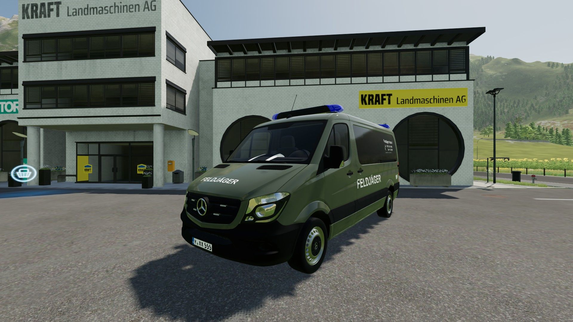 Mercedes Benz Sprinter as military police