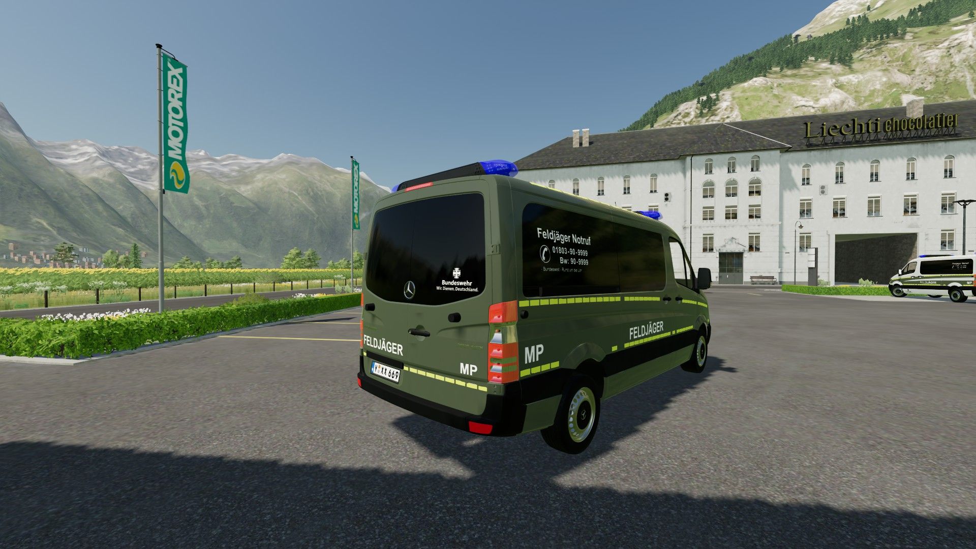 Mercedes Benz Sprinter as military police