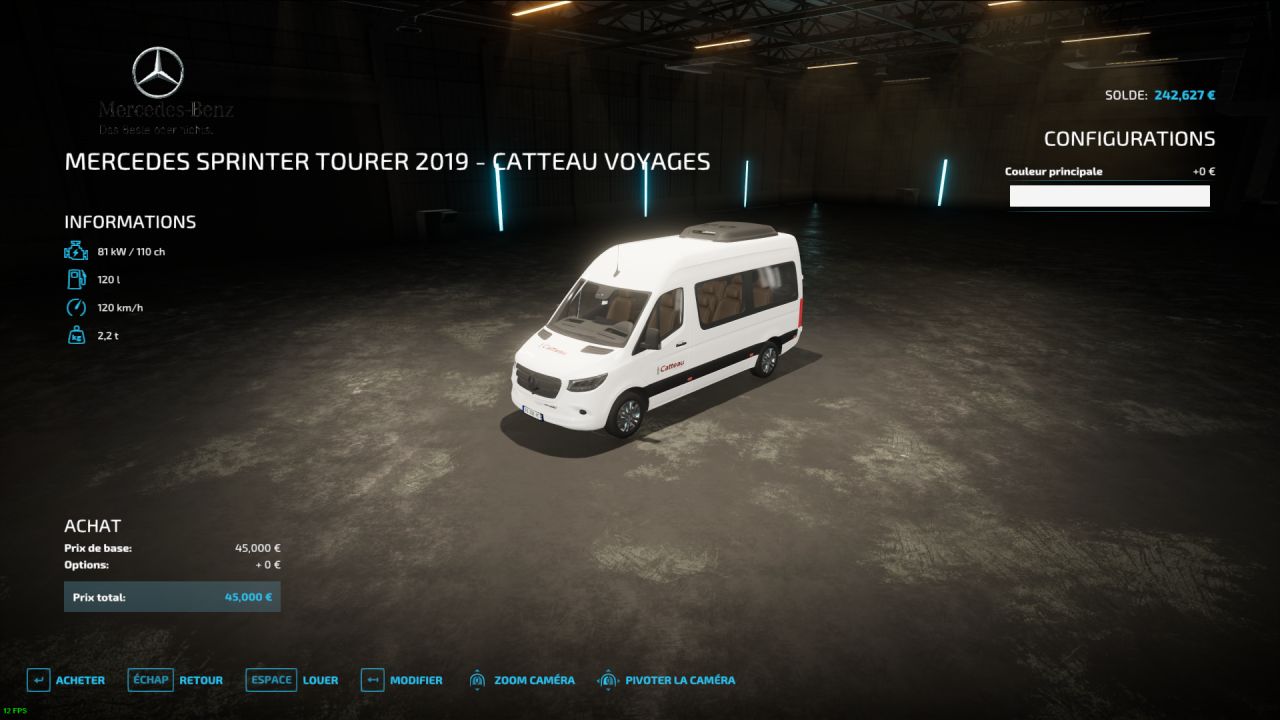 Mercedes-Benz Sprinter "Tourer" - Catteau Voyages