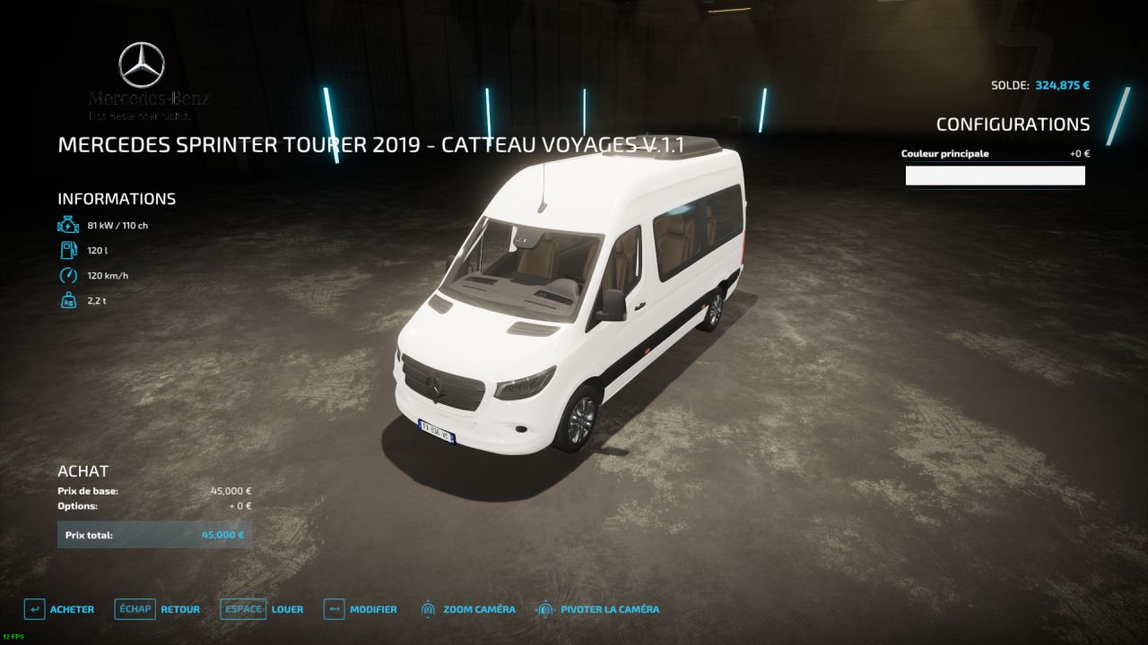 Mercedes-Benz Sprinter "Tourer" - Catteau Voyages