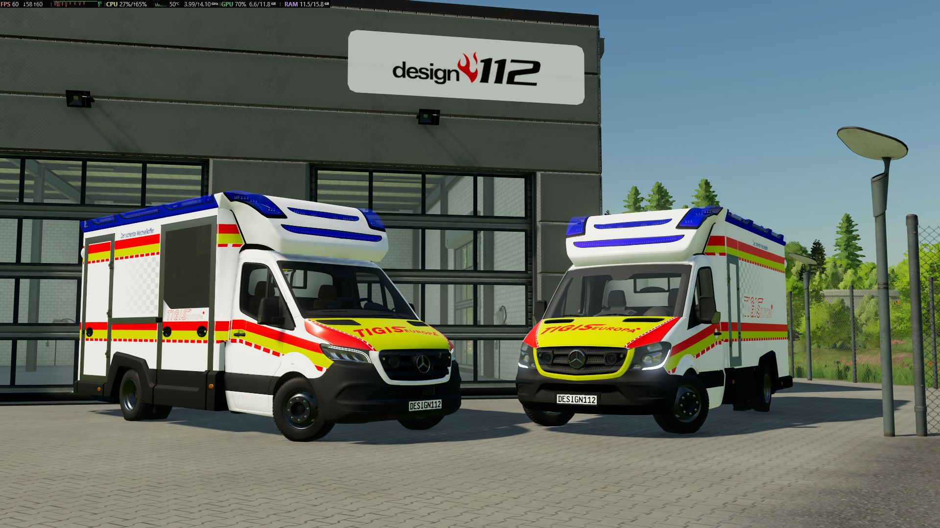 Mercedes Benz Sprinter W907 AM Tigis Europa RTW