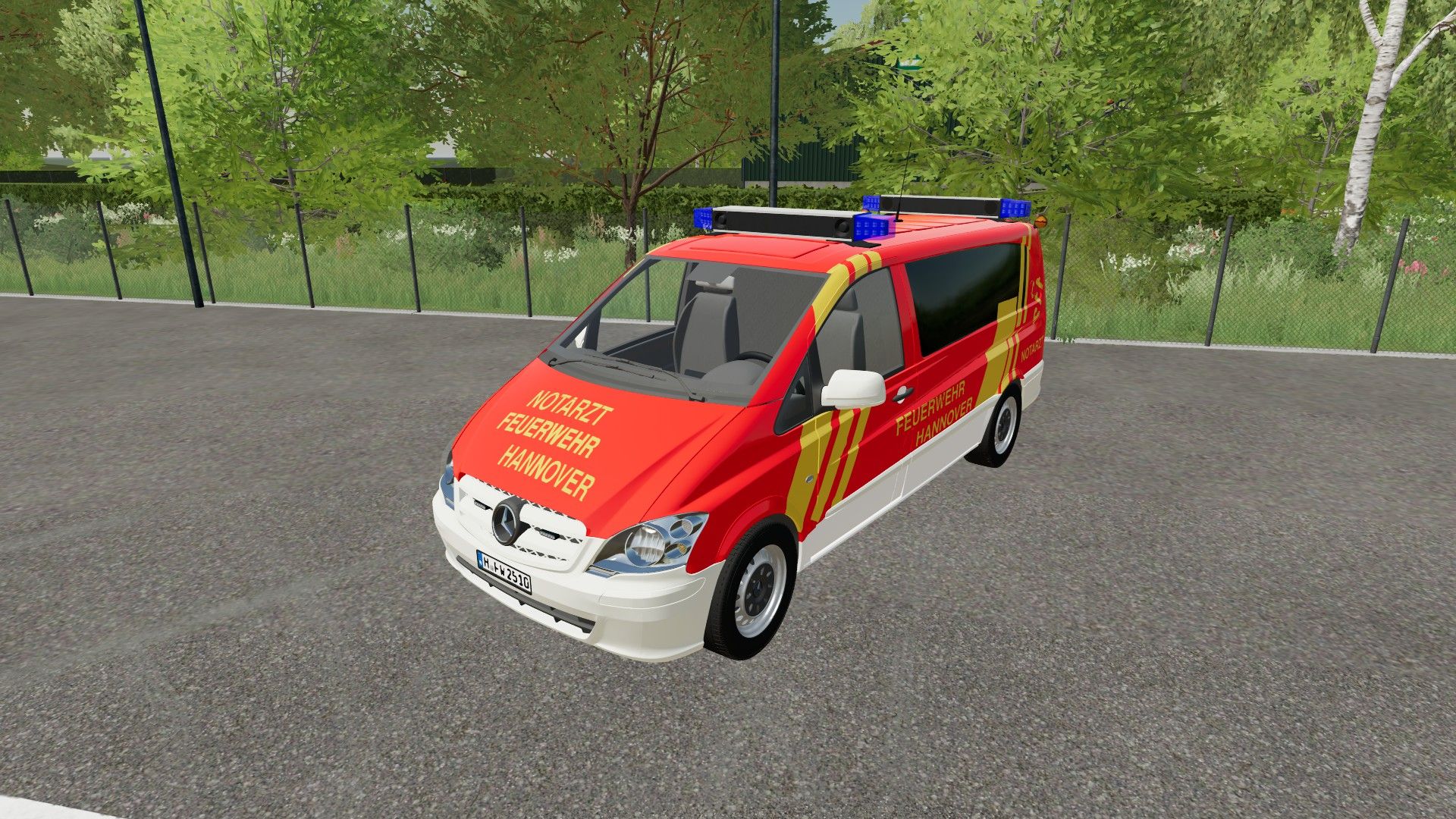 Mercedes Benz Vito 2010 Corpo de Bombeiros de Hanôver NEF