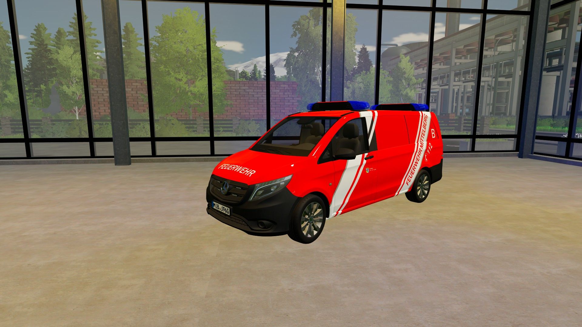 Mercedes-Benz Vito 2017 Mittelberg Fire Department ELW 1 B service