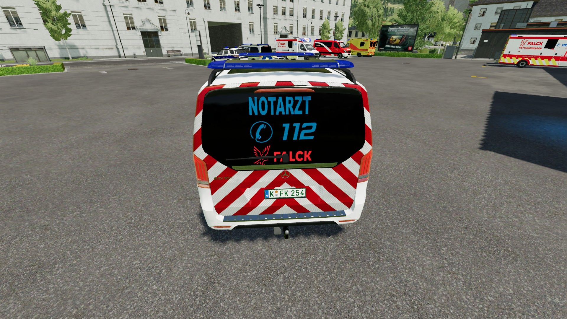 Mercedes EQV Falck NEF