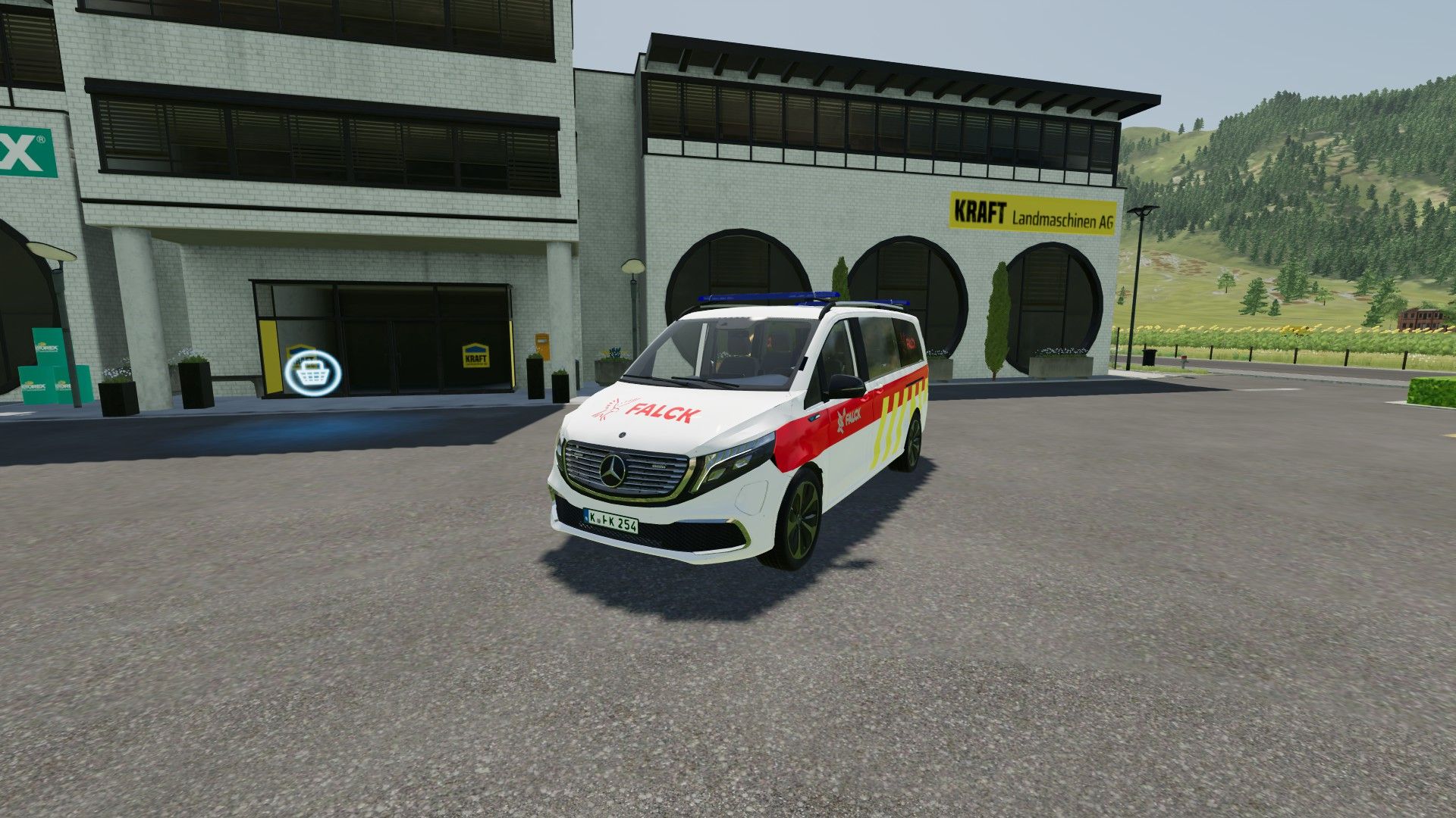 Mercedes EQV Falck NEF