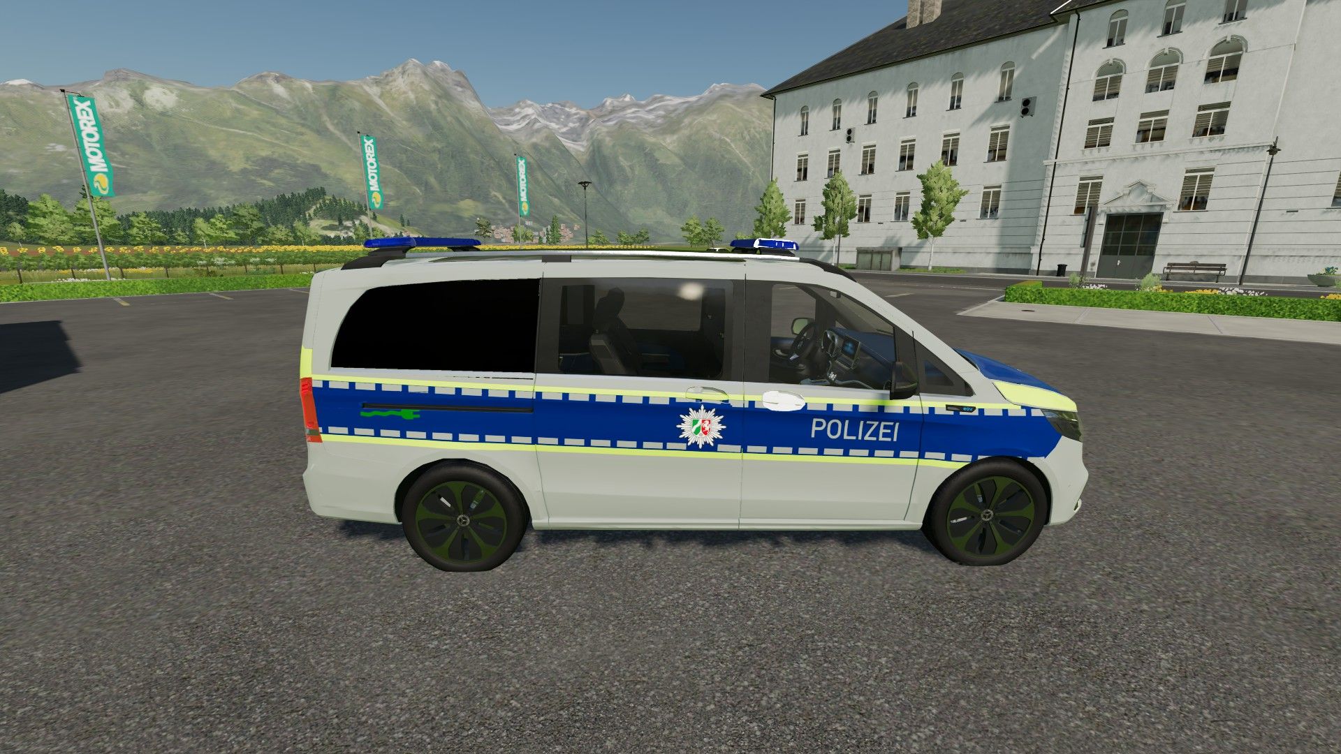 Mercedes EQV-politie