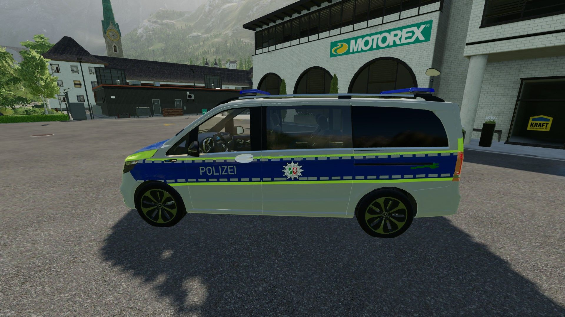 Mercedes EQV-politie