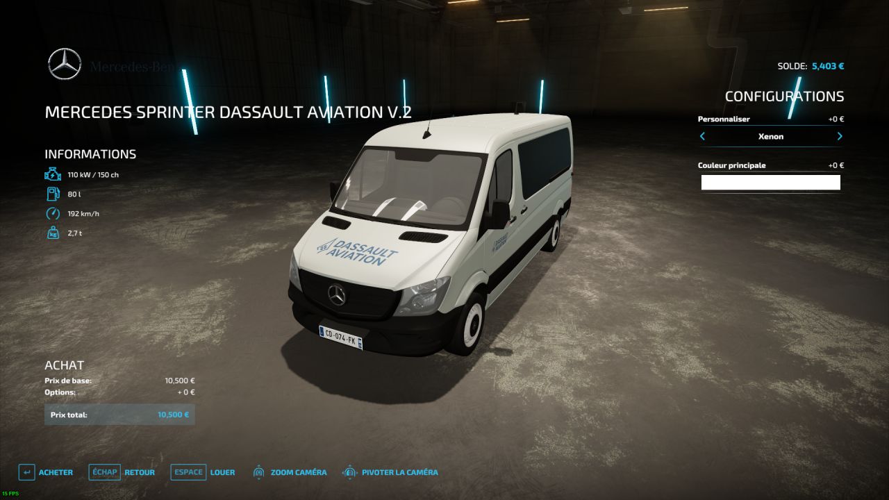 Mercedes Sprinter - Dassault Aviation  