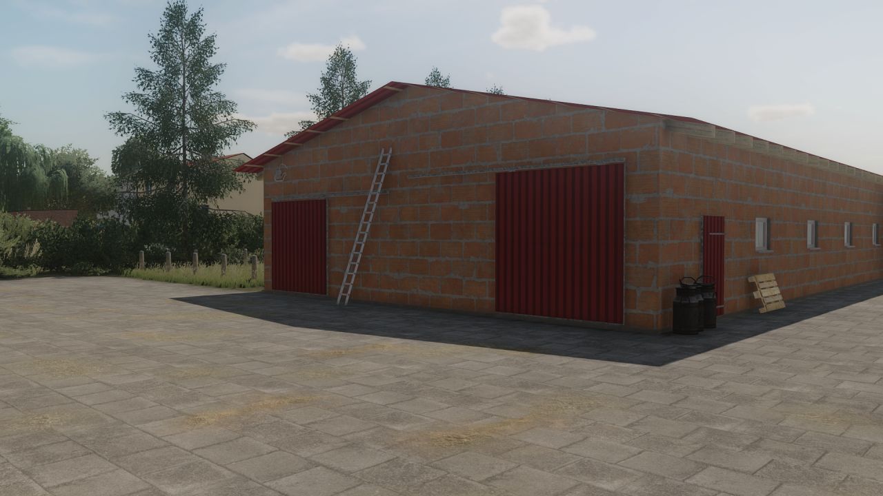 Mid-sized modern barn