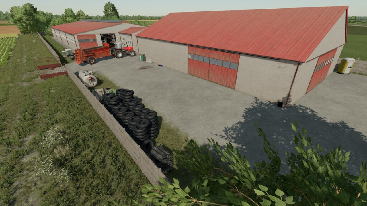 Modern Cow Barn And Garage Pack