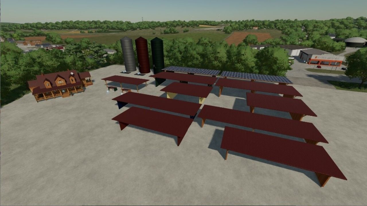 Modernes Farmgebäude Pack