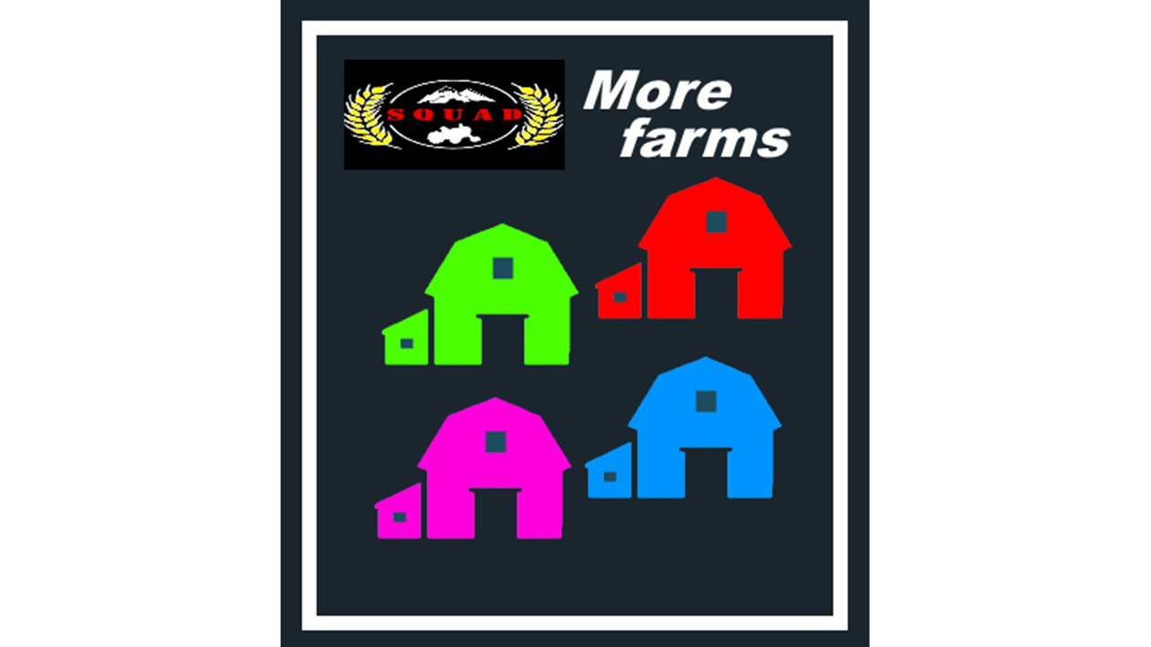 More farms