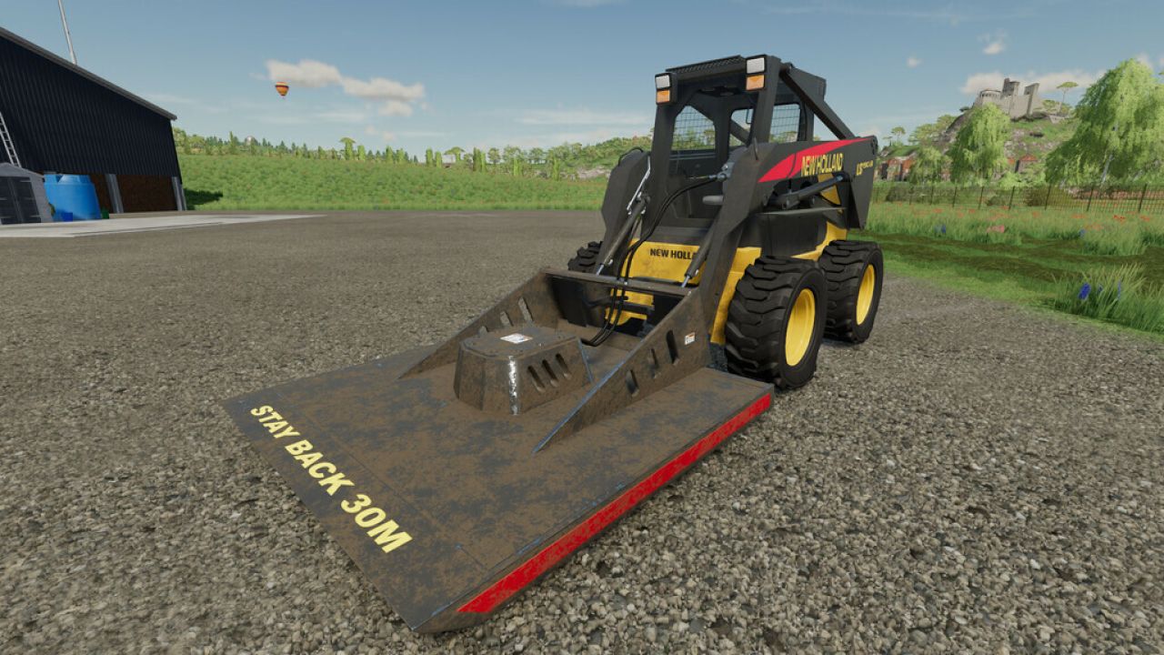 Mower For Skid Steer Loaders