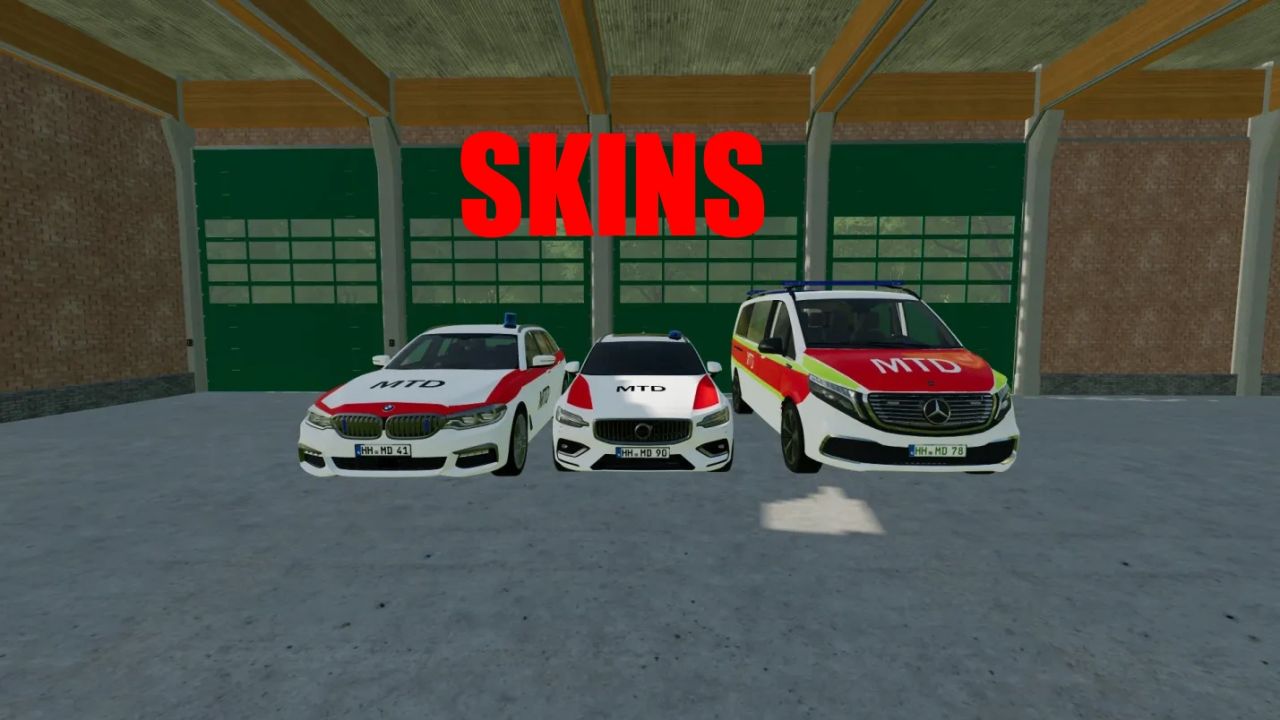 Skinpack MTD (Servizio di trasporto medico).