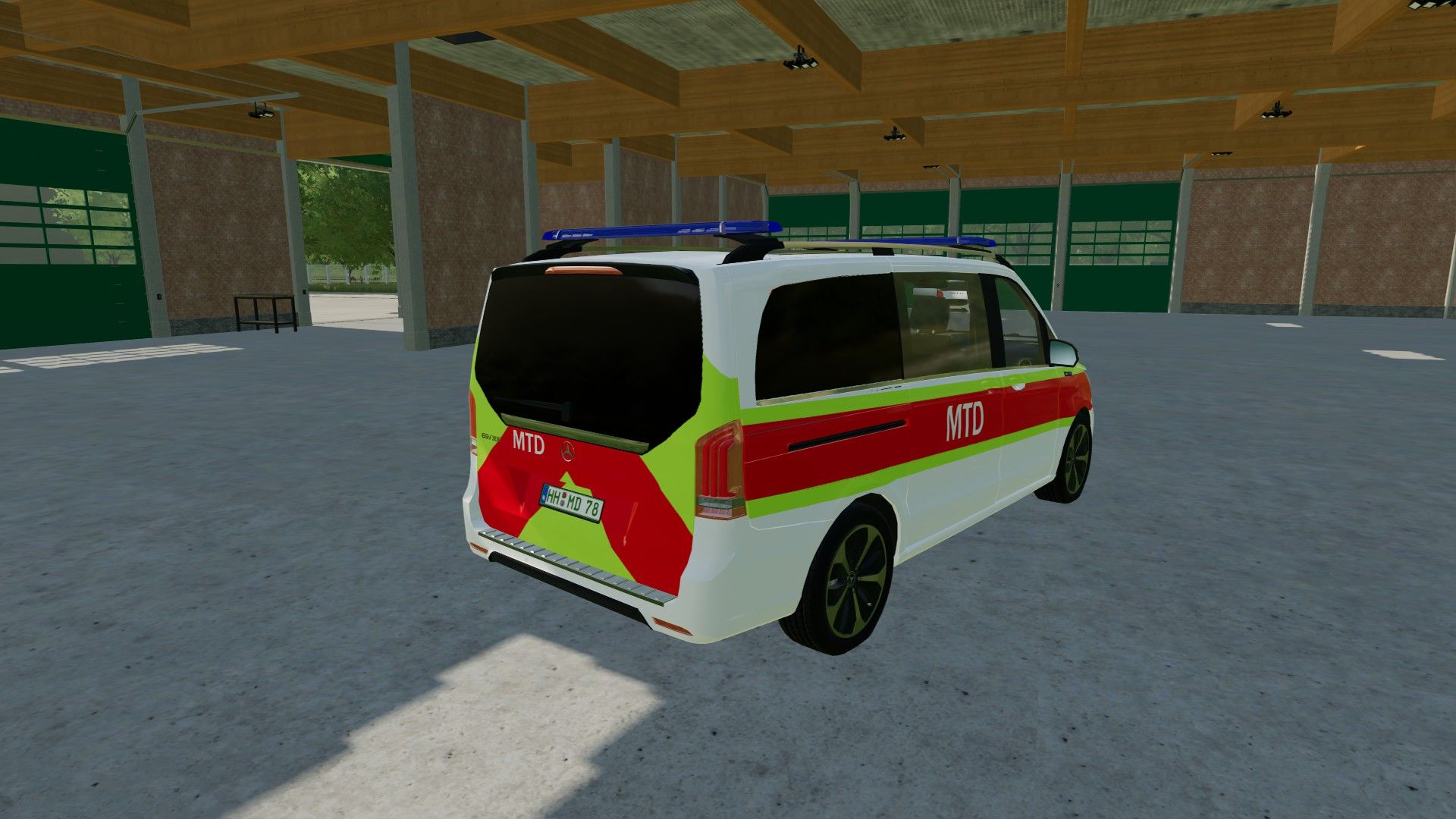 Skinpack MTD (Servizio di trasporto medico).