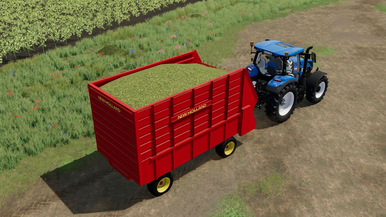 New Holland 714 forage trailer