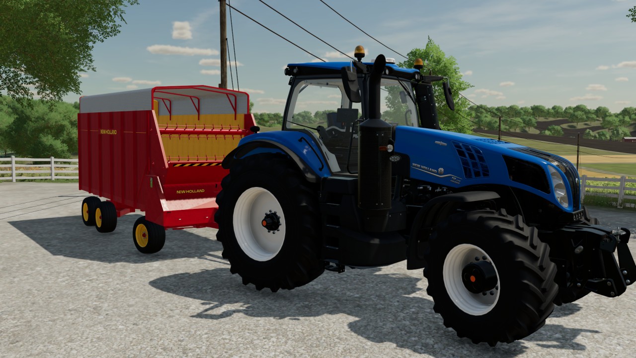 Contenedor de forraje New Holland 716