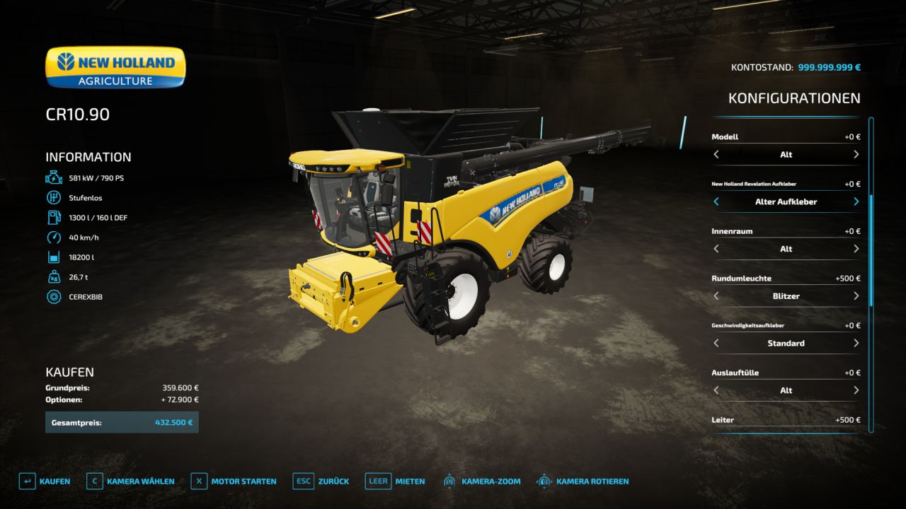 New Holland CR10.90 GEN 1/2/3