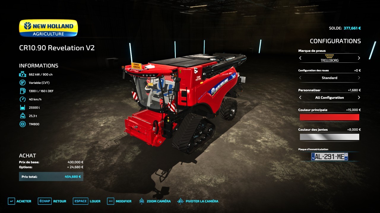 New Holland cr10.90 Révélation V2