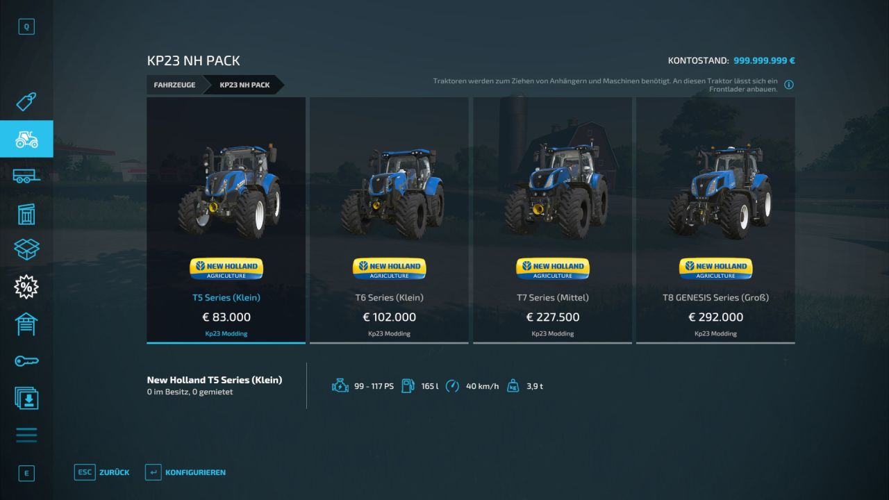 New Holland Pack