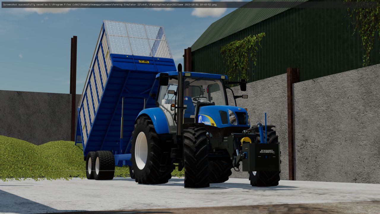 New Holland T6080 Tuned FS22 - KingMods