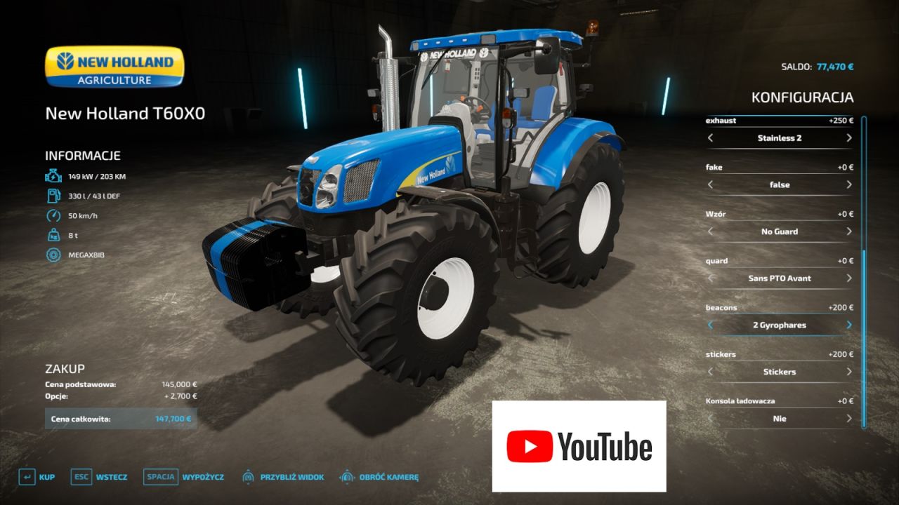 New Holland T6050 Series