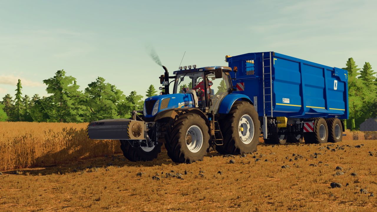 New Holland T7 AC Series Cab Suspension