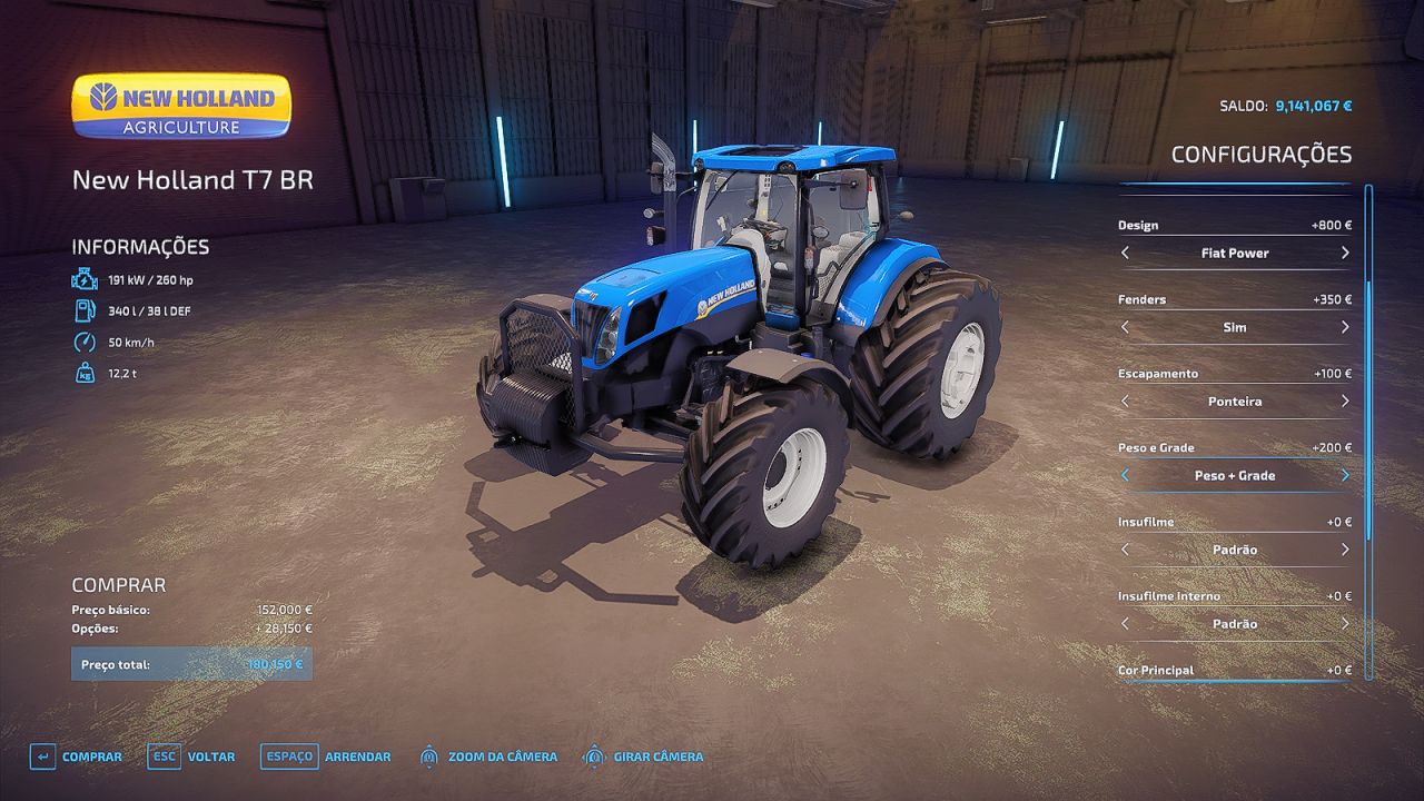 New Holland T7 BR Edit