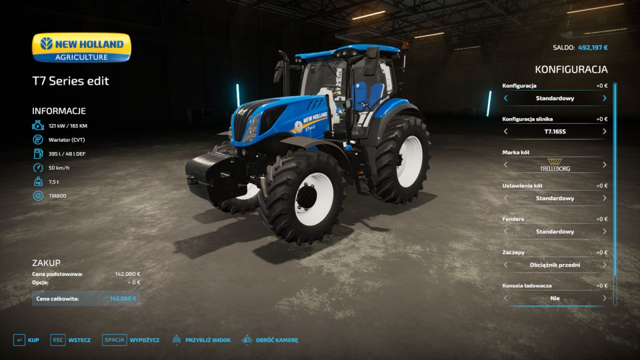 New Holland T7 EDIT