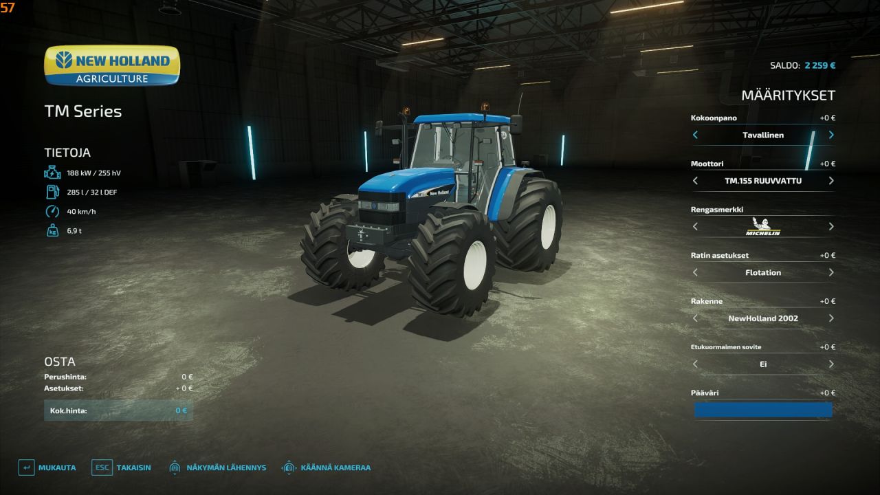 New Holland TM Turve