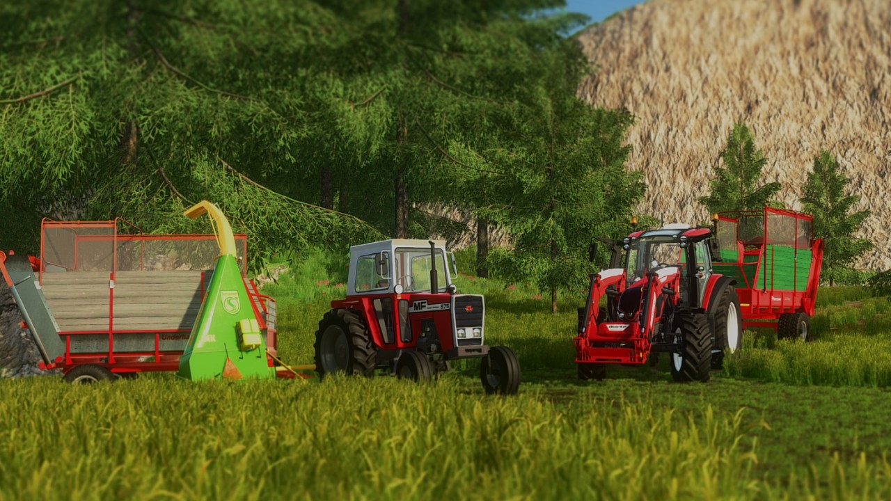 Norwegian forage harvester pack