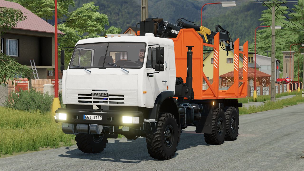 Off-road Kamaz scrap