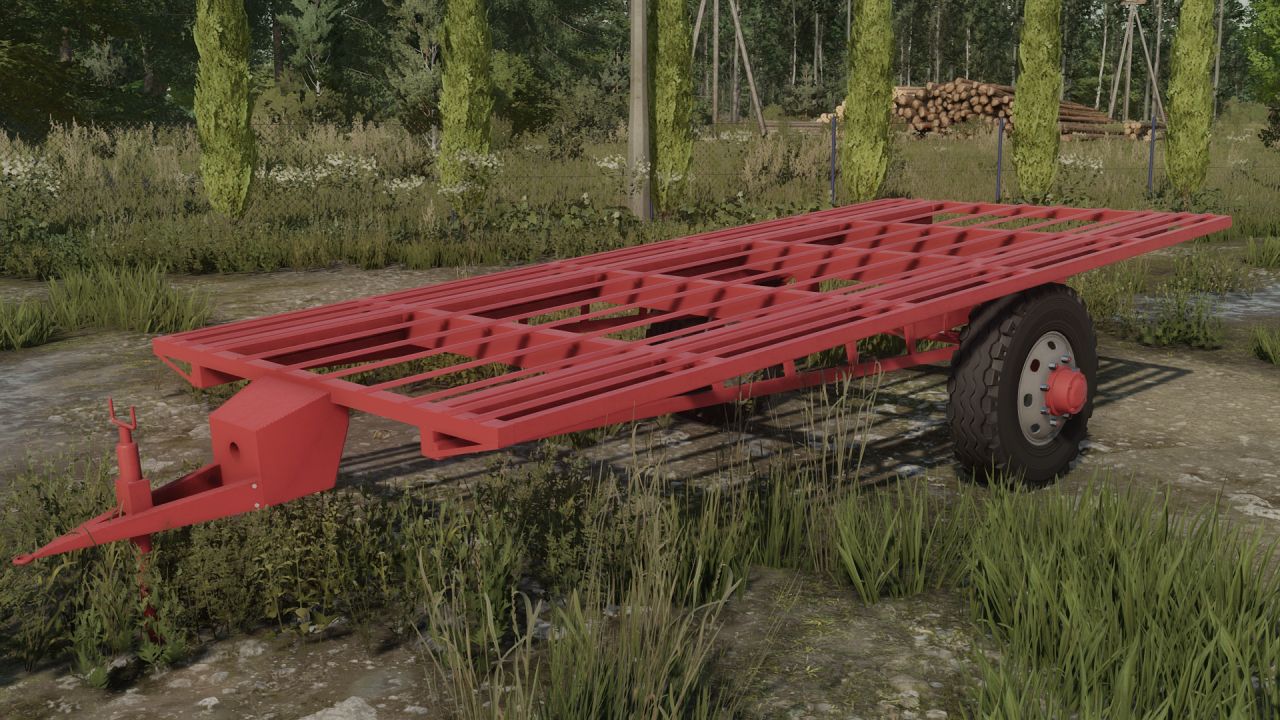 Old Bale Trailer