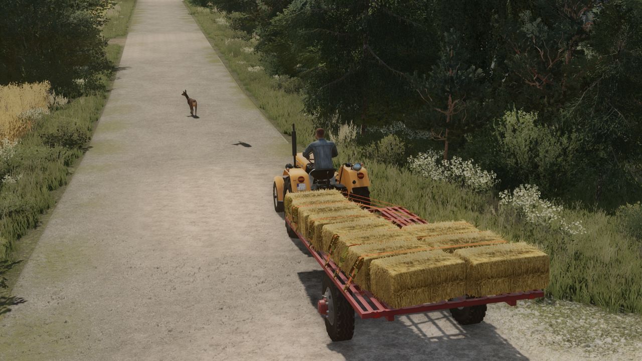 Old Bale Trailer